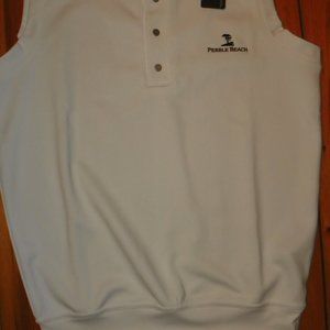 New Pebble Beach Man's Sleeveless Golf Vest Sz S